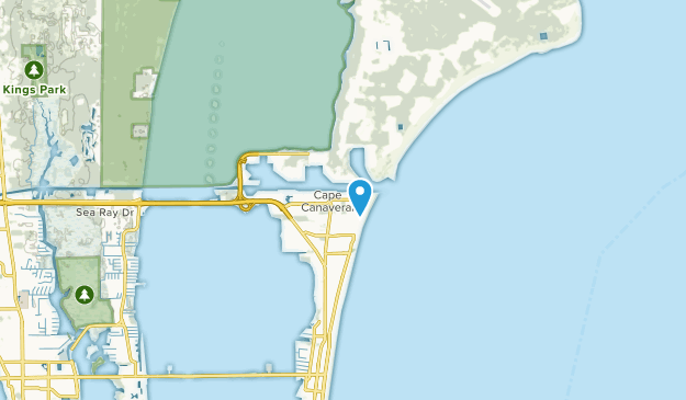 Cape Canaveral, Florida Map