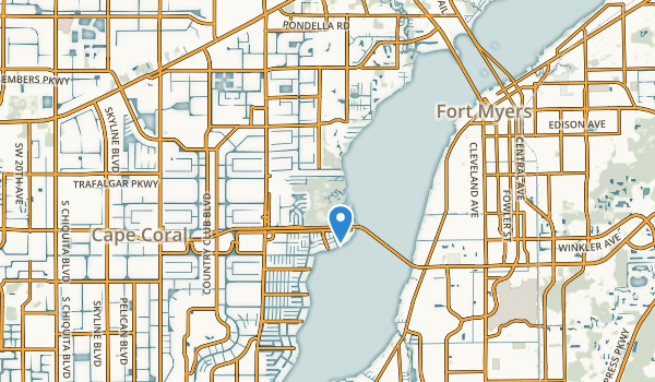Cape Coral, Florida Map