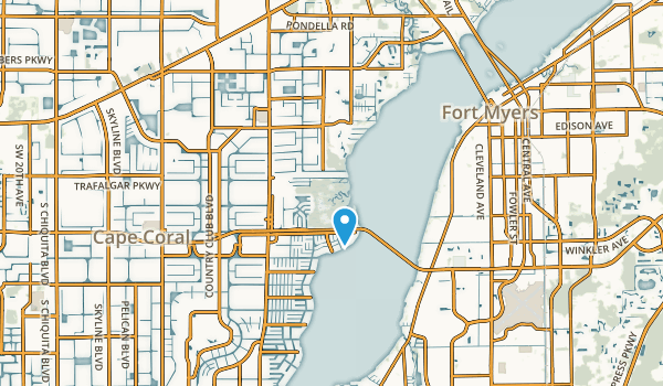 Cape Coral, Florida Map