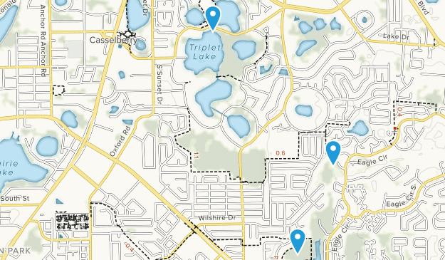 Casselberry, Florida Map