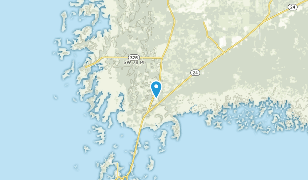 Cedar Key, Florida Map