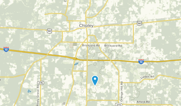 Chipley, Floride Map