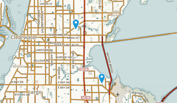 Clearwater, Florida Map