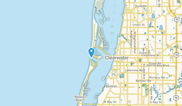 Clearwater Beach, Florida Map