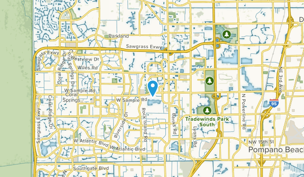 Coral Cay Plantation Mobile Home Park, Florida Map