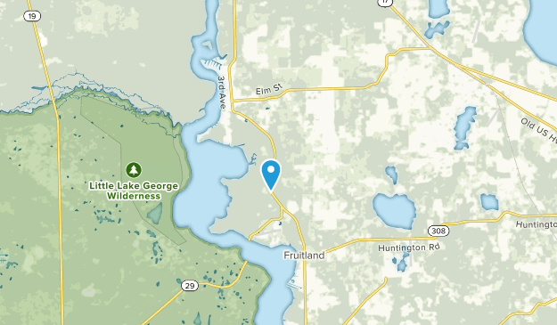 Crescent City, Florida Map