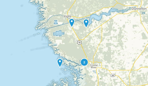 Crystal River, Florida Map