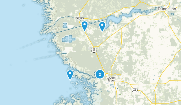 Crystal River, Florida Map
