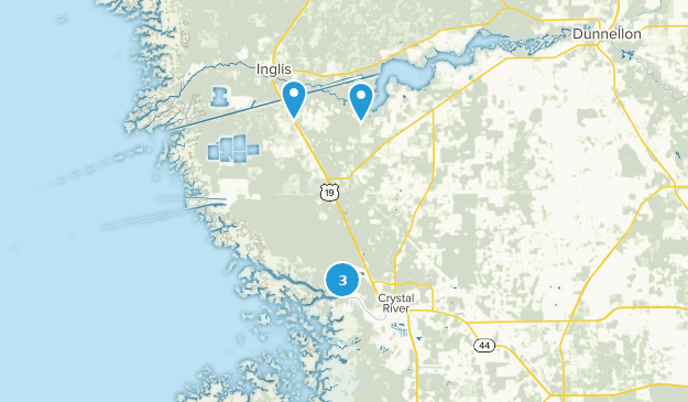 Crystal River, Florida Map