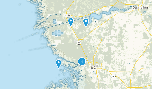 Crystal River, Floride Map