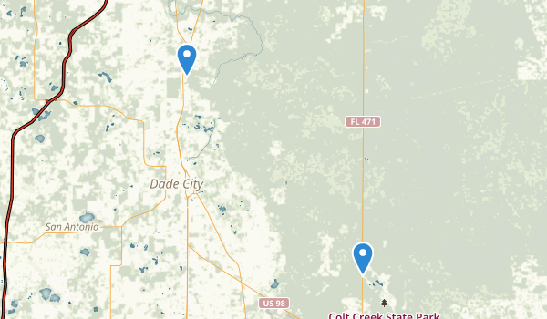 Dade City, Florida Map