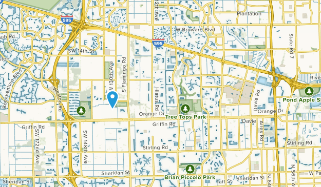 Davie, Florida Map