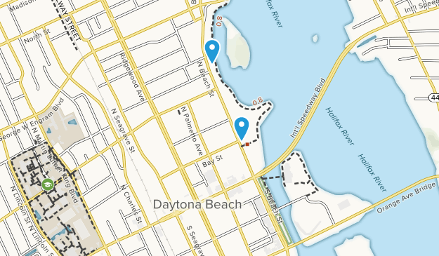 Daytona Beach, Florida Map