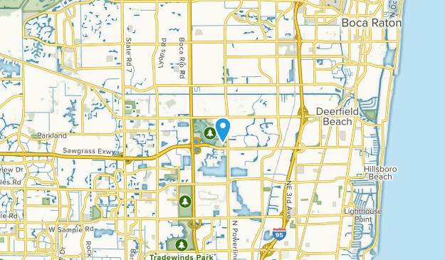 Deerfield Beach, Florida Map