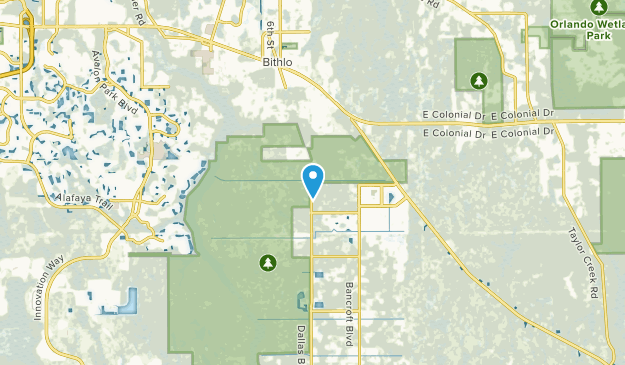 Deharts Trailer Park, Florida Map