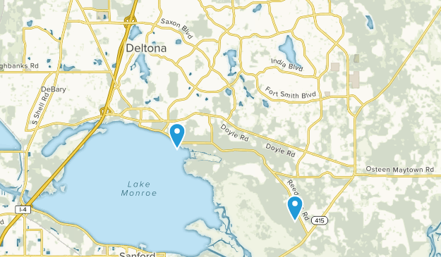 Deltona, Florida Map