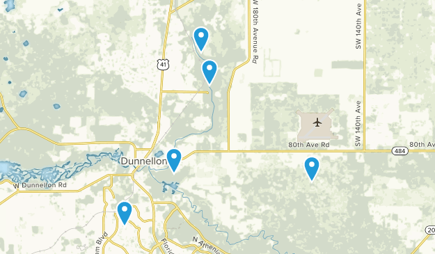 Dunnellon, Florida Map