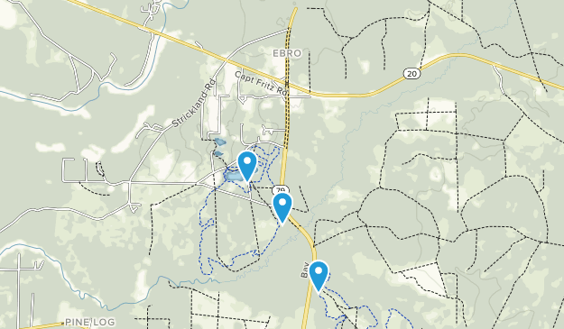 Ebro, Florida Map