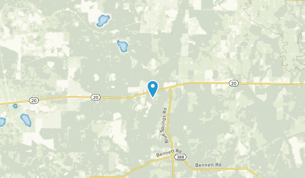 Econfina, Florida Map