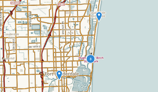 Fort Lauderdale, Florida Map