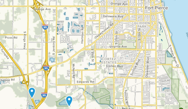 Fort Pierce, Florida Map
