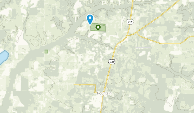 Fountain, Floride Map