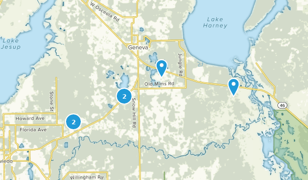 Geneva, Floride Map