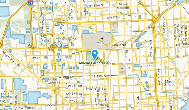 Hialeah, Florida Map