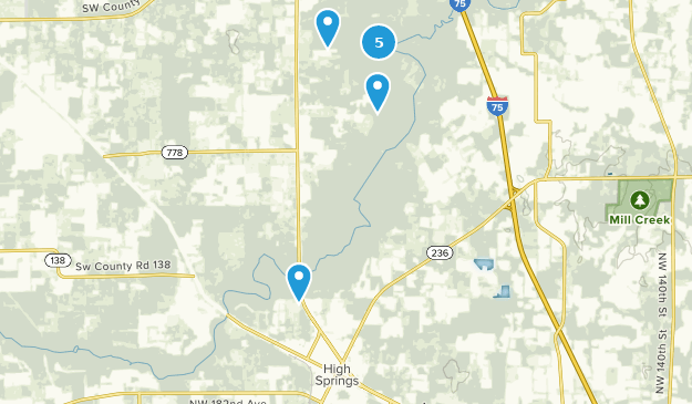 High Springs, Florida Map