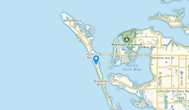 Holmes Beach, Florida Map