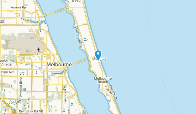 Indialantic, Floride Map