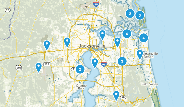 Jacksonville, Florida Map
