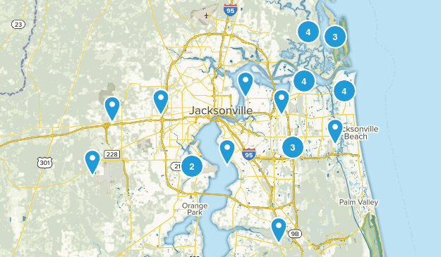 Jacksonville, Florida Map