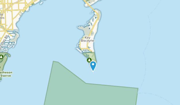 Key Biscayne, Floride Map