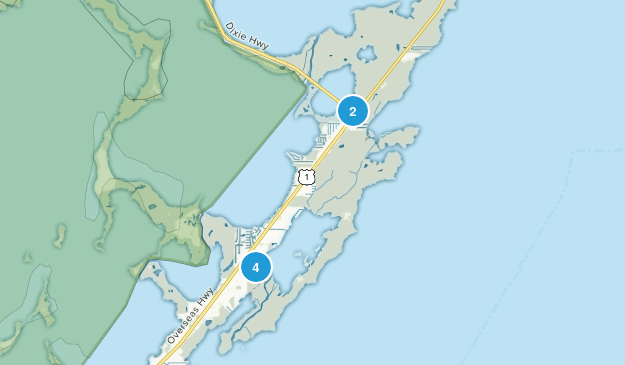 Key Largo, Florida Map