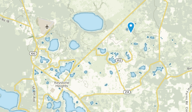 Keystone Heights, Floride Map
