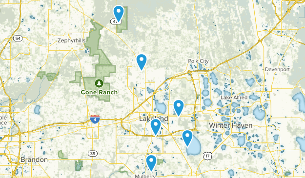 Lakeland, Florida Map