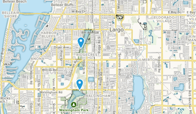 Largo, Floride Map