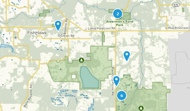 Lithia, Floride Map