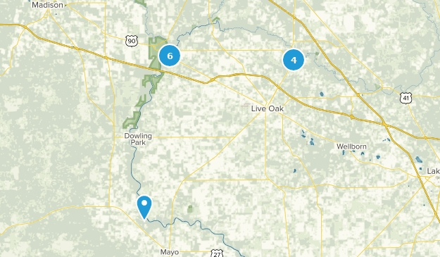 Live Oak, Florida Map