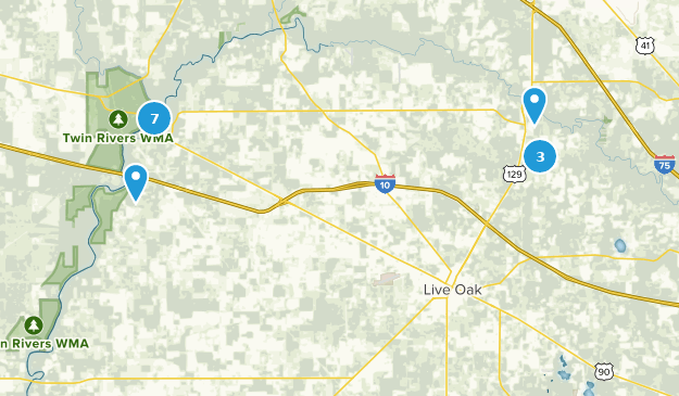 Live Oak, Florida Map