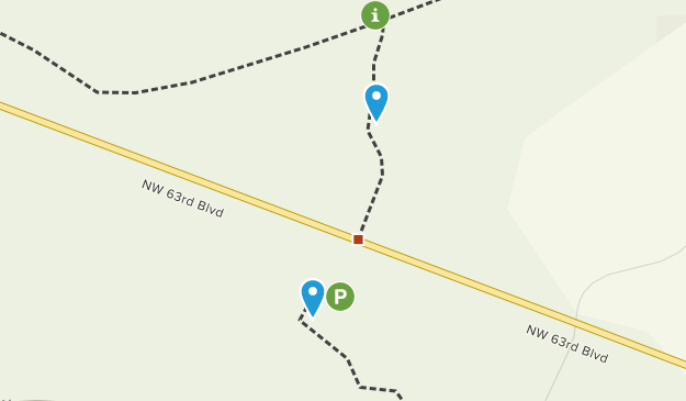 Los Trancos Woods, Florida Map