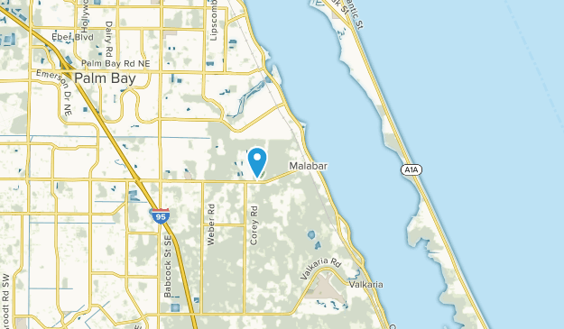 Malabar, Florida Map