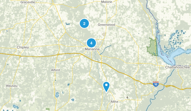 Marianna, Florida Map