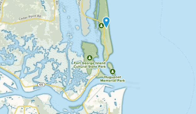Mayport, Florida Map