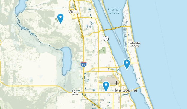 Melbourne, Florida Map