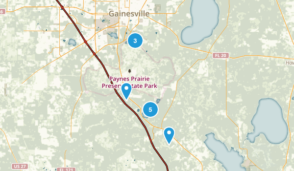 Micanopy, Florida Map