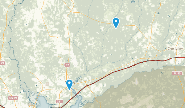 Milton, Florida Map