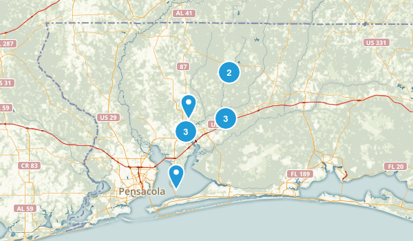 Milton, Florida Map
