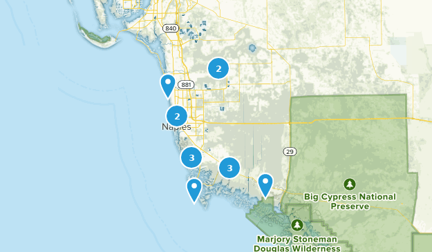 Best Trails Near Naples Florida Alltrails Naples Florida Map
